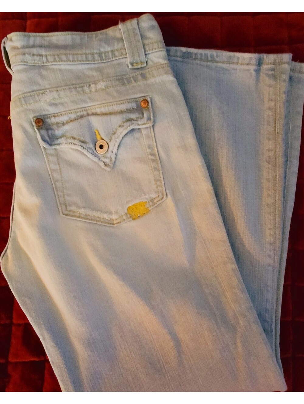 Miss Me Light Wash Distressed Denim Jeans Size 6 / 30